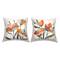 Stupell Industries Modern Vivid Blocked Flower Petal Botanicals 2 Pillow Set, 18" x 18"
